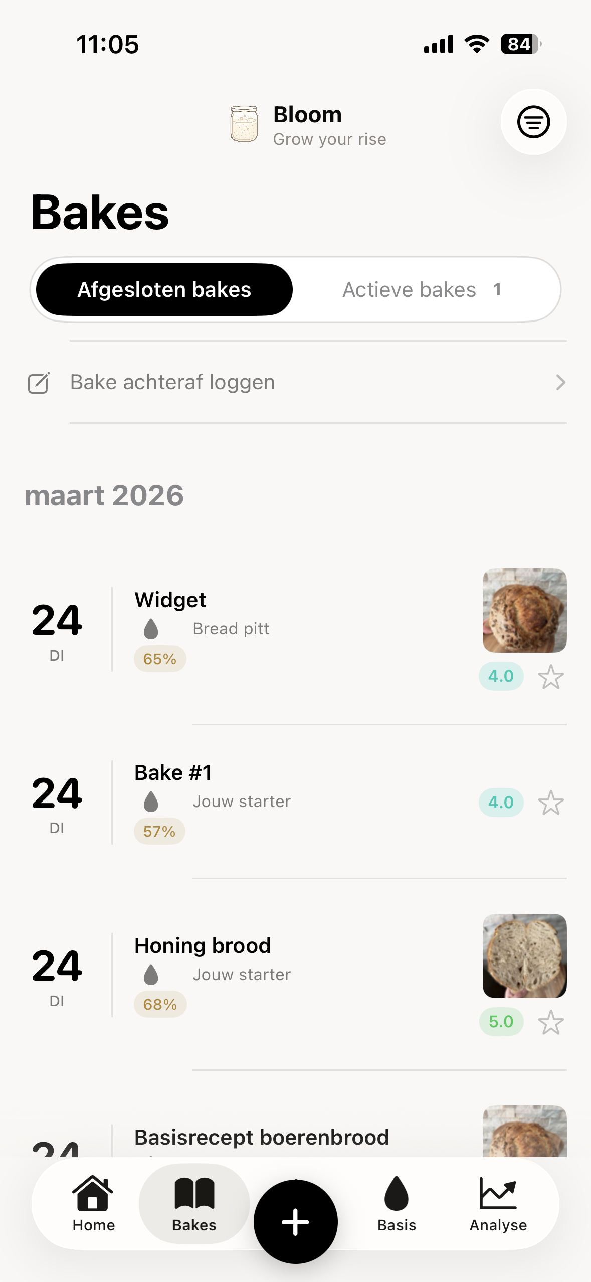 Bloom – Bakes overzicht