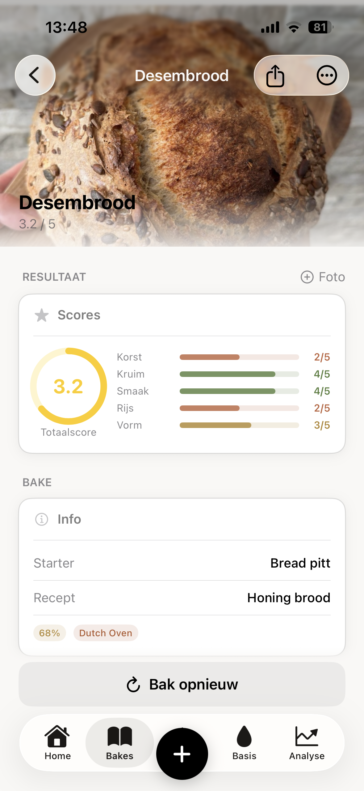 Bloom bake journal